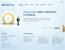 Tablet Screenshot of en.ancora-finanse.eu
